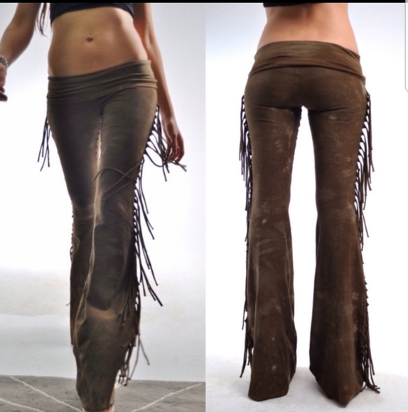 bell bottoms with fringe